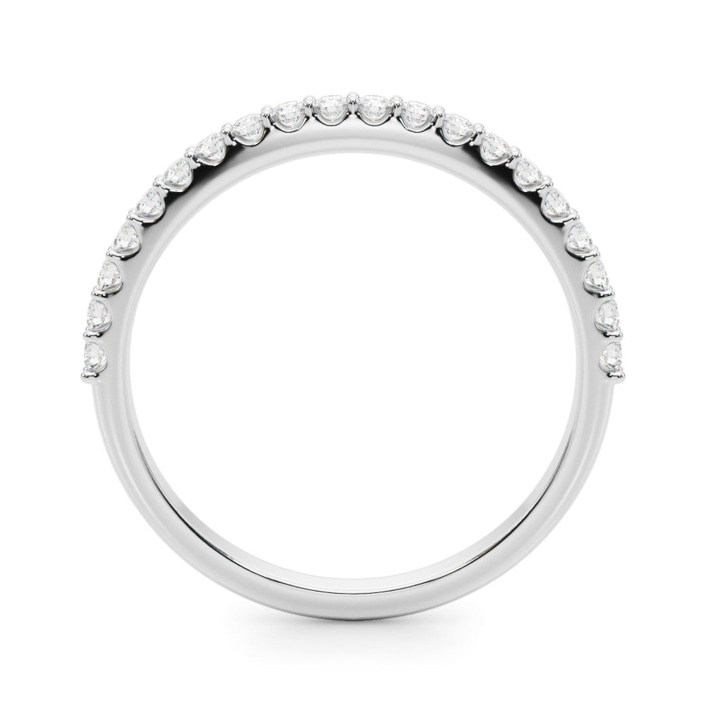 Classic Half Way Round Diamond Wedding Ring-VIRABYANI